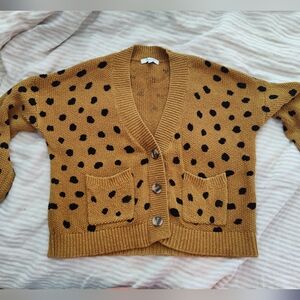 Madewell Polka Dot Cardi